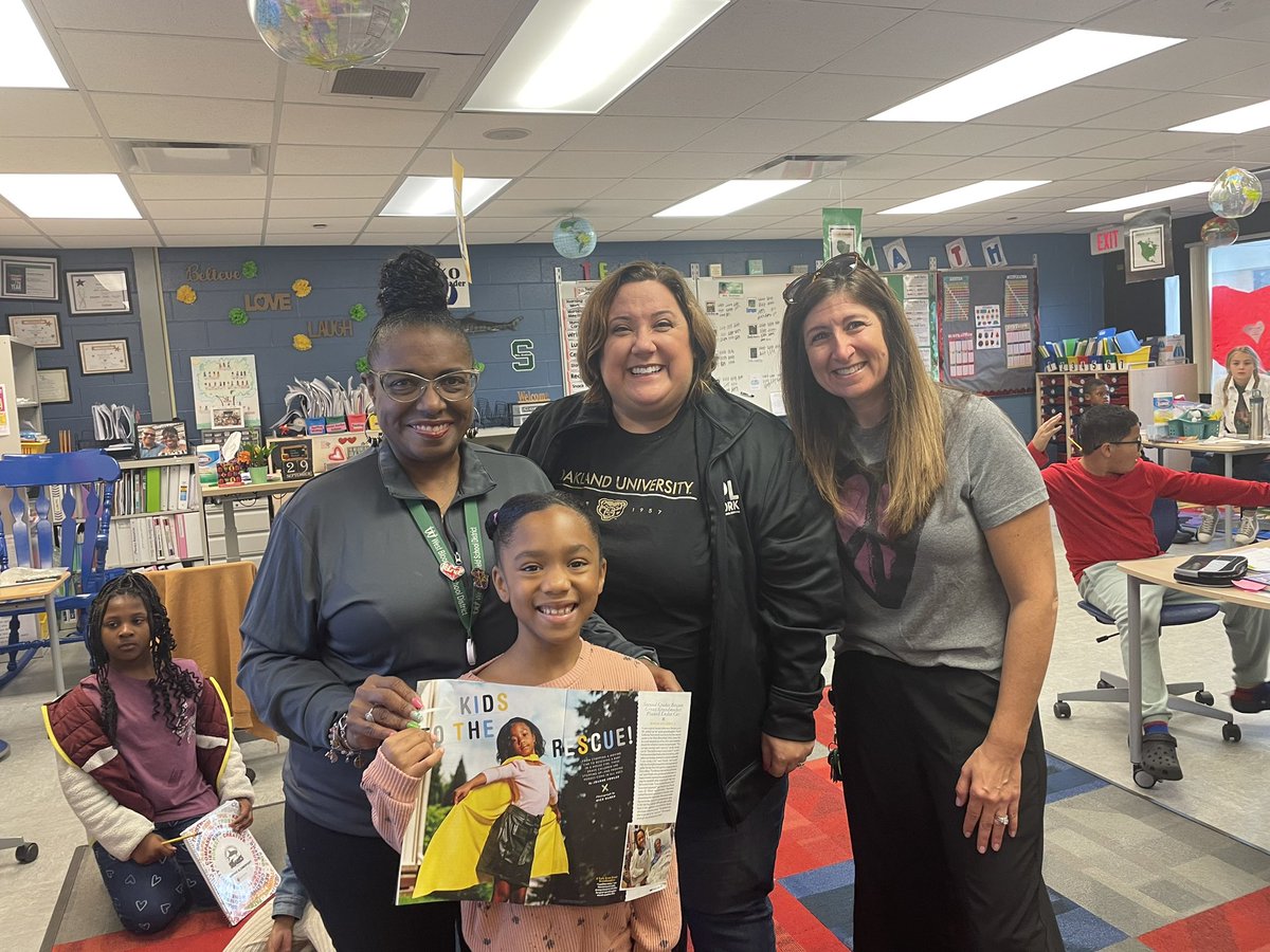 This amazing Sheiko Shark is a hero in the classroom and in the world!  So much so that she is featured in People Magazine!  Way to go, Mariah! <a href="/grahamteach1st/">Jennifer Graham 💕💚</a> @fannonfan19379 #OnlyWB #TeamWB