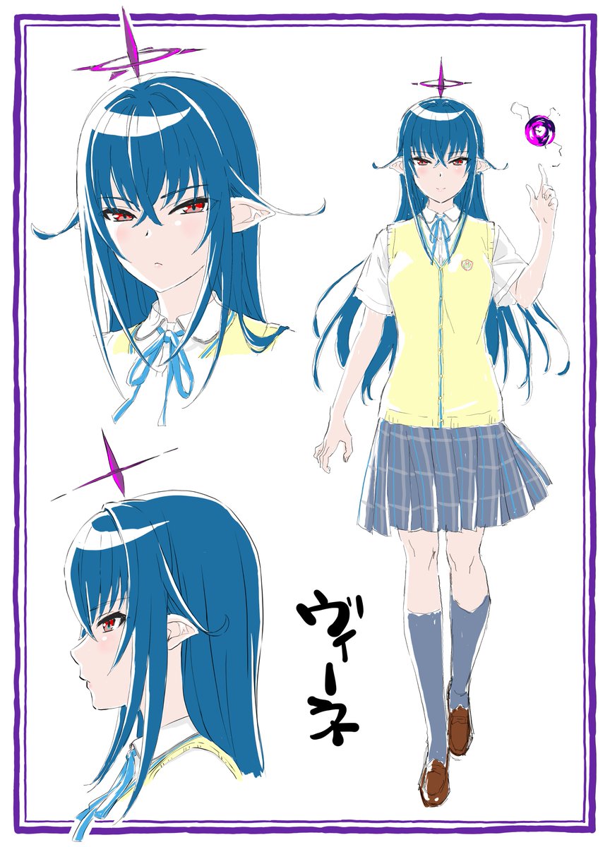 今週のヒロインちゃん『ヴィーネ』
「皆さん、ごきげんよう」
#オリジナル 