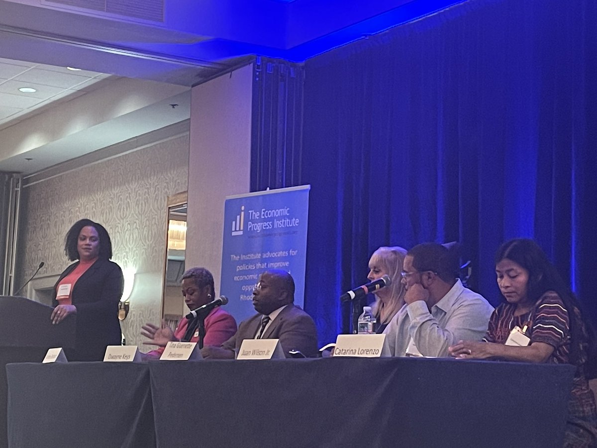 Fantastic #aconferenceofhope put on by @EconProgressRI with powerful panels with Dreamers and Community Leaders highlighting the value of lived experience in policy making rooms @Ariseducation @youngvoicesri @fosterforward