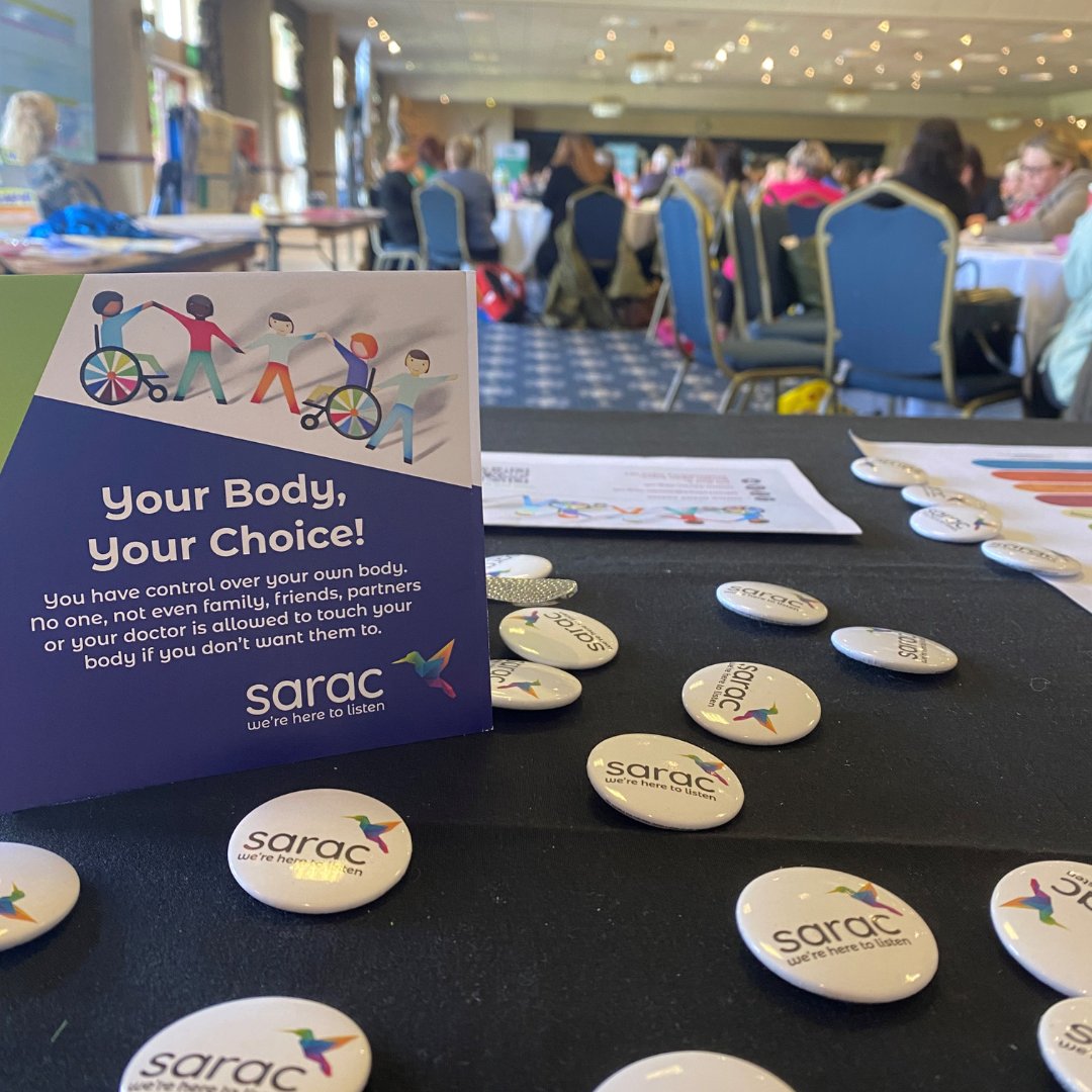 saracburton's tweet photo. Hello Education Safeguarding Conference 2023👋

It's been amazing to speak with so many people from the education sector about our safeguarding services available to them, along with the 1:1 support awareness sessions we deliver to young people and staff.

#SARAC #Safeguarding https://t.co/VmRpI22ruc