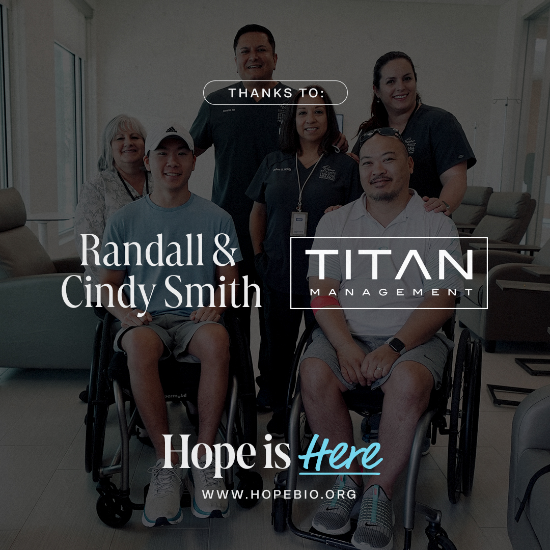 A full-hearted “THANK YOU” to the Program and Event Sponsors of HBRF’s upcoming “Hope is Here” luncheon. Hope IS Here, thanks to the generosity of supporters like the Smith Family and Titan Management. #houston #htx #healthcare #community #strongertogether #scienceinservice