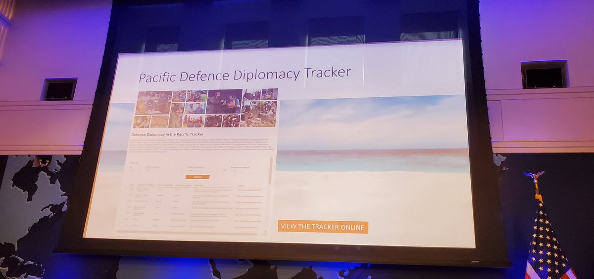 AnnaPowles's tweet photo. @TNCPacific launching our @USIP supported Pacific Defence Diplomacy Project at the @USIP conference on the Pacific this week in Washington DC. Shout out to team members @tedd_winn and Arthur Doyle. https://t.co/SmHl7IblnU