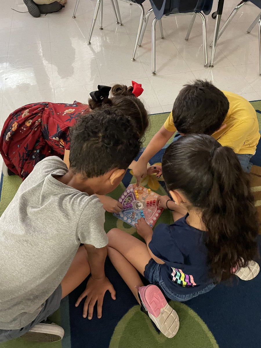 MSerna116's tweet photo. Our class filled up the compliment jar and earned game board day!! Yay! Little do they know they are actually using their math skills as they play! 😁 @NISD @NISDMichael https://t.co/rAk6DxVxjr