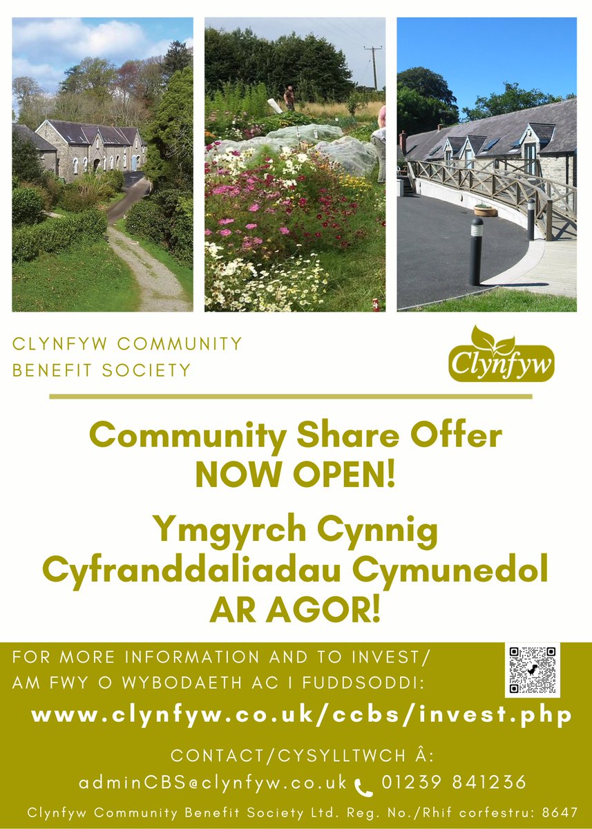 ✨ Newyddion Cyffrous ✨ Exciting News ✨

#CareFarming #Resilience #Pembrokeshire #EthicalInvestment #OrganicSeptember #Clynfyw #CommunityHub @HairyBikers @SCrabbPembs  @BenMLake