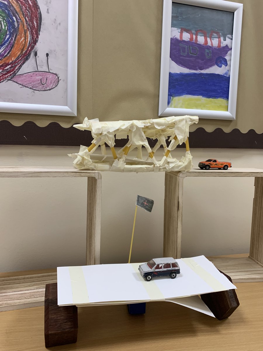 TempleMillTHAT's tweet photo. Year 5 have continued exploring bridges; this week they have made truss bridges out of spaghetti and improved their collaboration skills.

#bridges #trussbridges https://t.co/utQmWADbuj