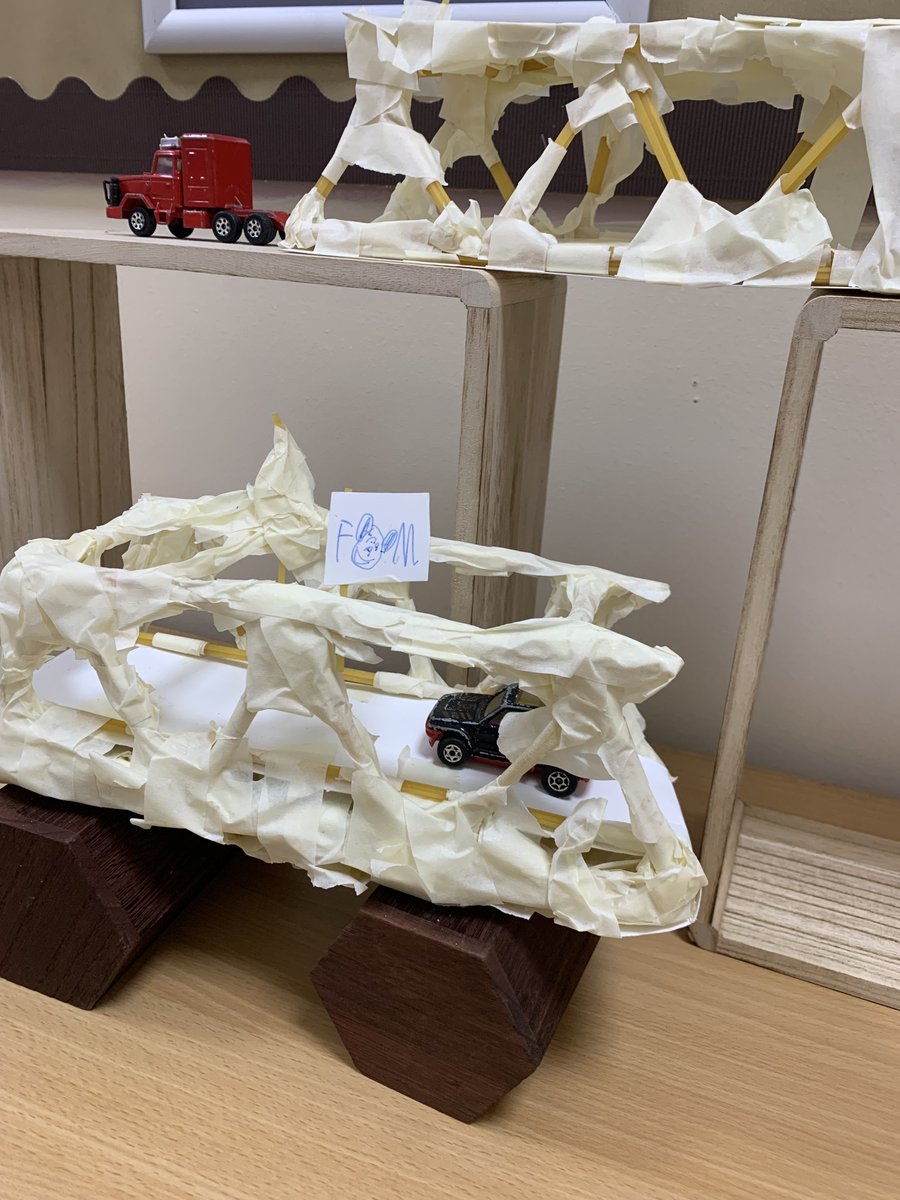 TempleMillTHAT's tweet photo. Year 5 have continued exploring bridges; this week they have made truss bridges out of spaghetti and improved their collaboration skills.

#bridges #trussbridges https://t.co/utQmWADbuj