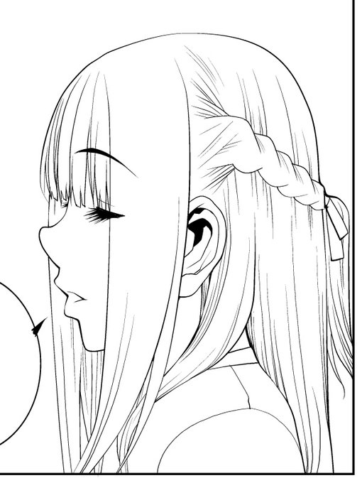 わからないかもしれないが違うソフトなのでペンの調子がだいぶ違う。細かい筆圧も拾うので細い線も引けちゃうけど手が疲れる。 