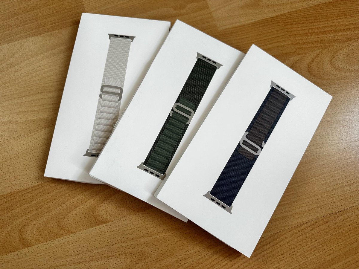 2edgesth's tweet image. Hello 🤍💚💙

#AppleWatchUltra2 

#AlpineLoop