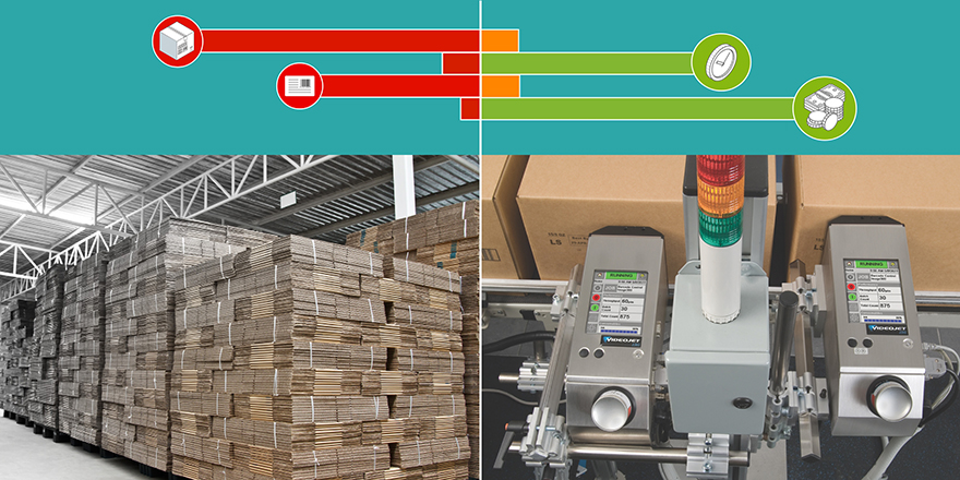 Reduzca los costos de impresión y de funcionamiento cambiando a el codificado directa de cajas y libere espacio, aumente la producción y reduzca la complejidad operativa y de planificación. Descubra de qué manera puede ayudarle Videojet tinyurl.com/bd95632d #videojet