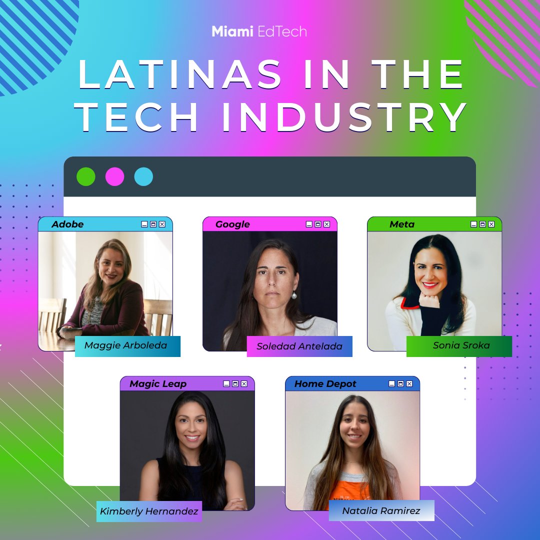 MiamiEdTech's tweet image. Meet the Latinas Leading the Way in Breaking Barriers in the Tech Industry🌟 Curious to learn about these trailblazers?  Dive into their inspiring stories in our bio! 🔗✨ #LatinasInTech #BreakingBarriers #InspirationInTech 

magazine.latinastyle.com/latinas-in-tec…