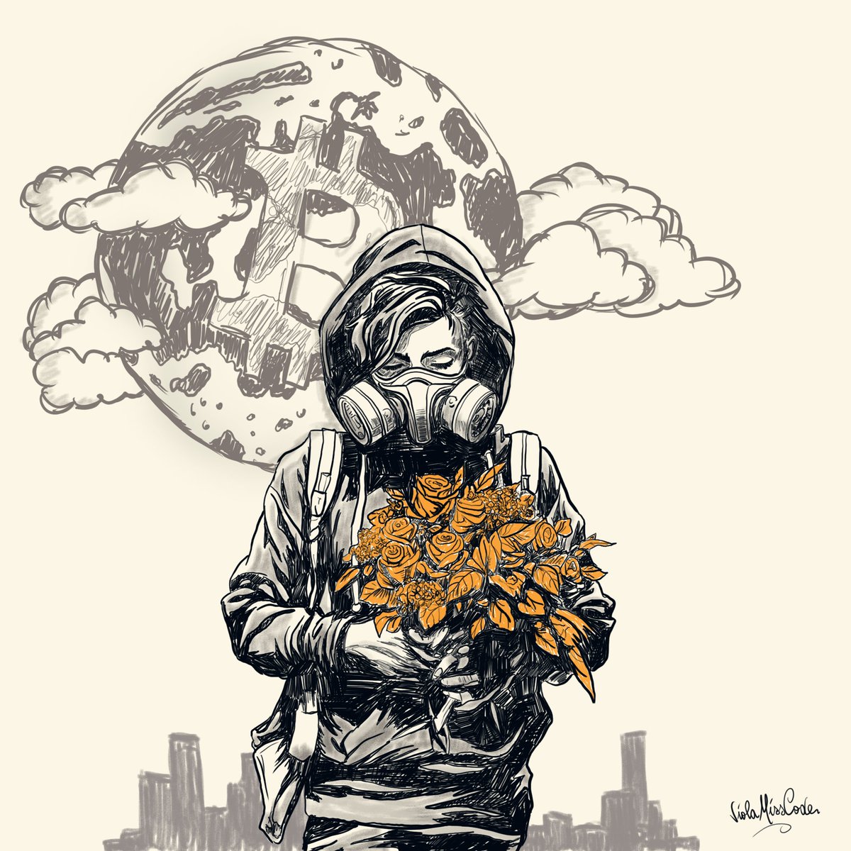 ViolaMissCode's tweet photo. Hey CX Fam!
I'm Viola, but my heart is Orange 🧡
You can also call me MissCode...
1/1 Art on #BTC
Me, my Art, myself...a miscode in the system...
#Ordinals #Bitcoin #miscode #MissCode #Viola #ViolaMissCode https://t.co/fJkBs3uQKw