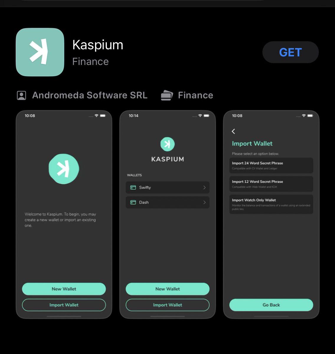 Doctor ManHattan (@dr_manhattan69) on Twitter photo What an update!!! <a href="/KaspaCurrency/">Kaspa 404 DYOR (commentary)</a> now has there IOS downloadable wallet!! LFG!! just made me even more BULLLISH!!! #kaspa $kas What an update!!! <a href="/KaspaCurrency/">Kaspa 404 DYOR (commentary)</a> now has there IOS downloadable wallet!! LFG!! just made me even more BULLLISH!!! #kaspa $kas
