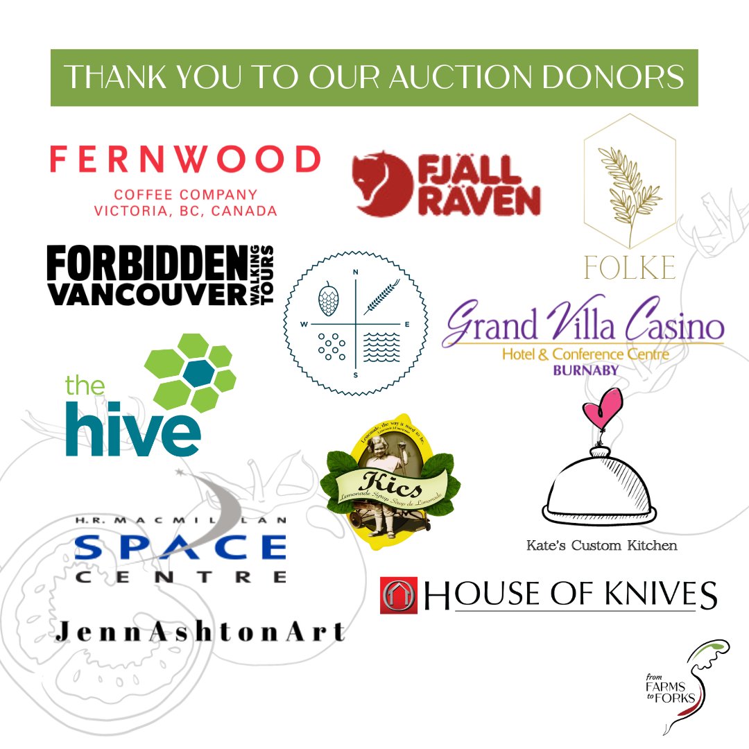 This great prize includes a professional chef-led meal for 8 in your home with a knife skills lesson, a cooking lesson, beverage pairing, and knives for all guests to take home!

A big shoutout to the spectacular local businesses and individuals who donated to our silent auction!