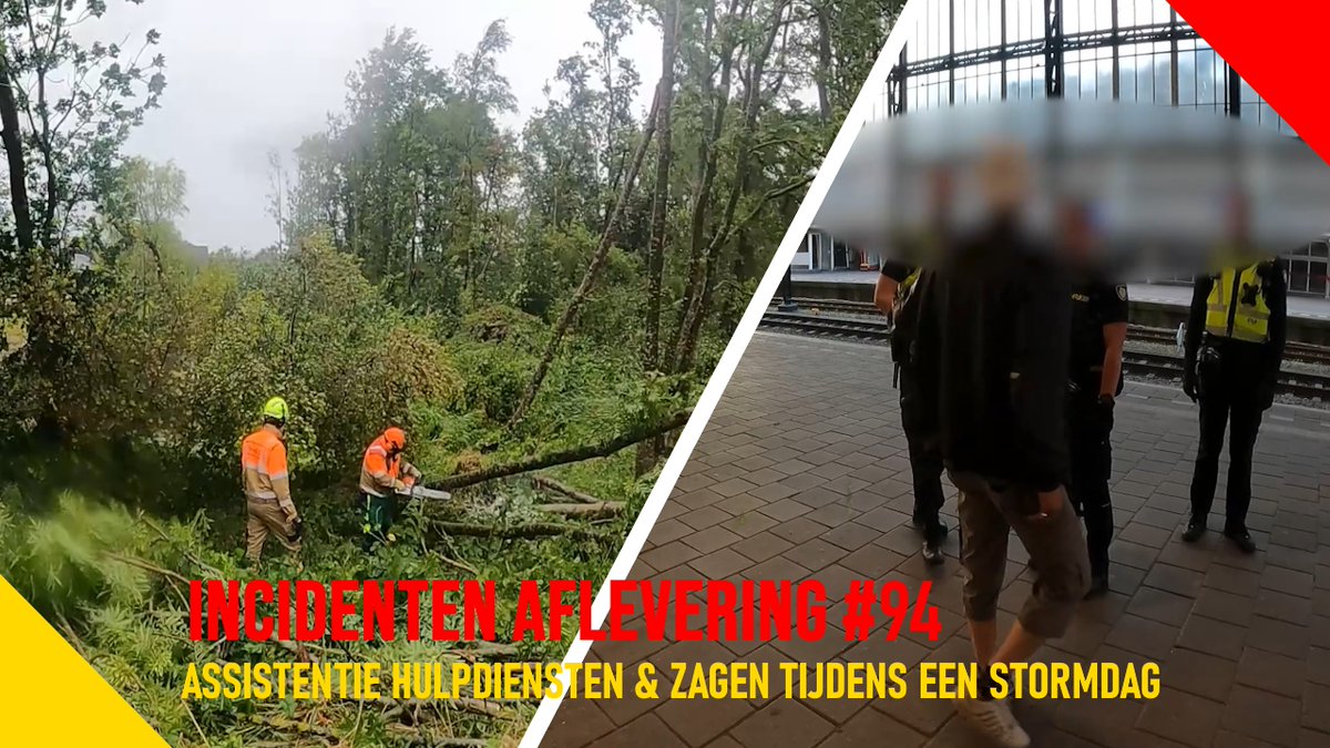 🚓Assistentie hulpdiensten &amp; zagen tijdens een stormdag🌳 

In deze aflevering zie je hoe Justin wordt opgeroepen ter assistentie van de hulpdiensten en hoe de collega's door het zagen van omgevallen bomen het Noord-Hollandse spoor weer toegankelijk maken.
youtu.be/Ugp8nflmXsI