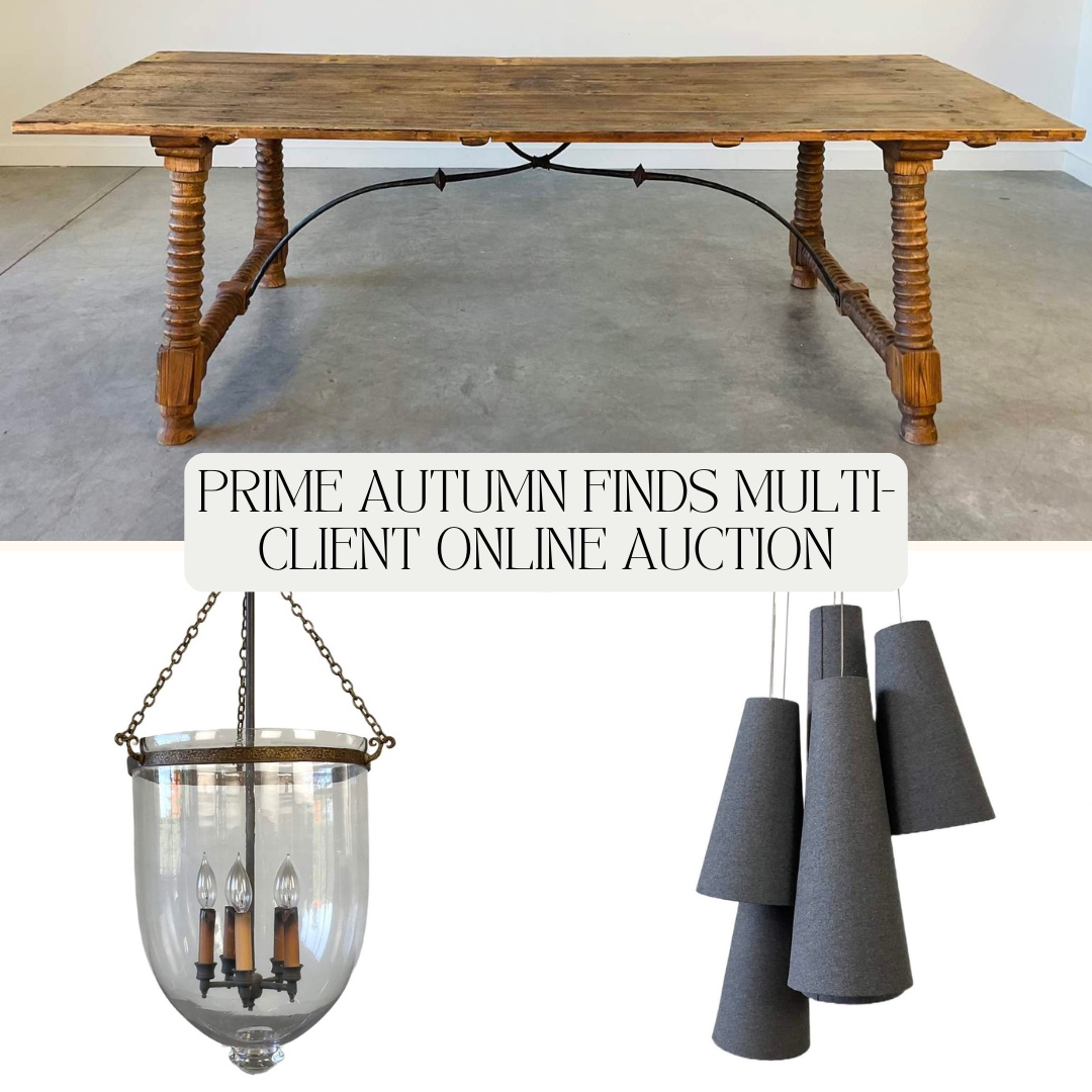 ModernDaySales's tweet image. Prime Autumn Finds Multi-Client Online Auction closes TONIGHT starting at 8:00pm EST! 
Link: l8r.it/tyoz

#moderndayauctions #moderndaybids #multiclient #onlineauction #bidnow #diningtable #pendantlight #chandelier #fairfieldcounty