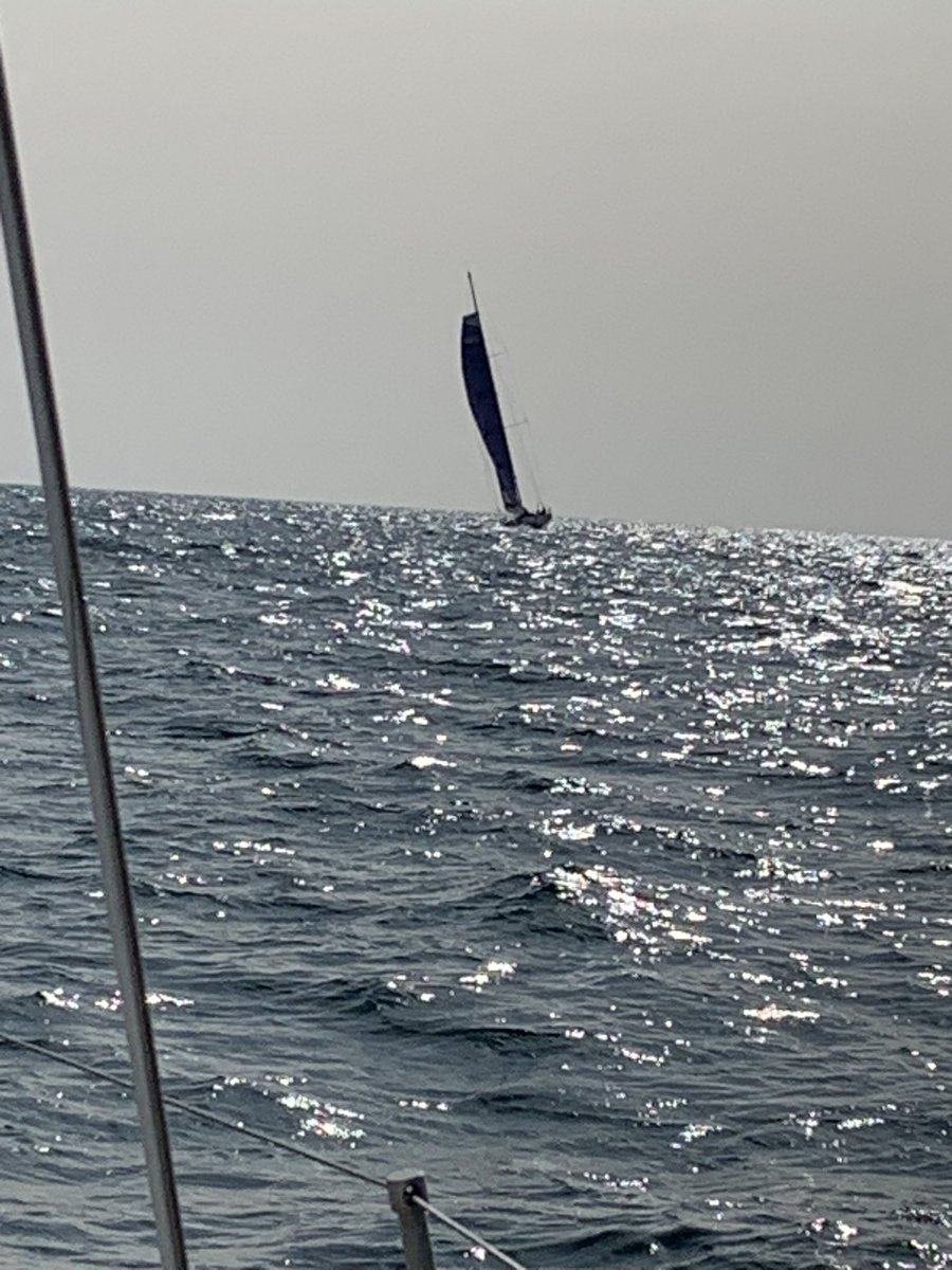 Tried to keep up with this IMOCA off Falmouth today, sadly the dear old Westerly didn't have the legs for it!