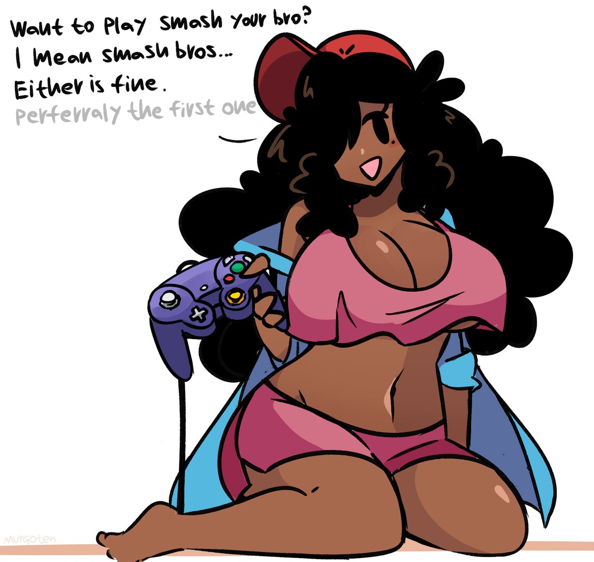 murgoten's tweet photo. Bro, wanna play? she mains Jigglypuff https://t.co/V4Kq9806T3