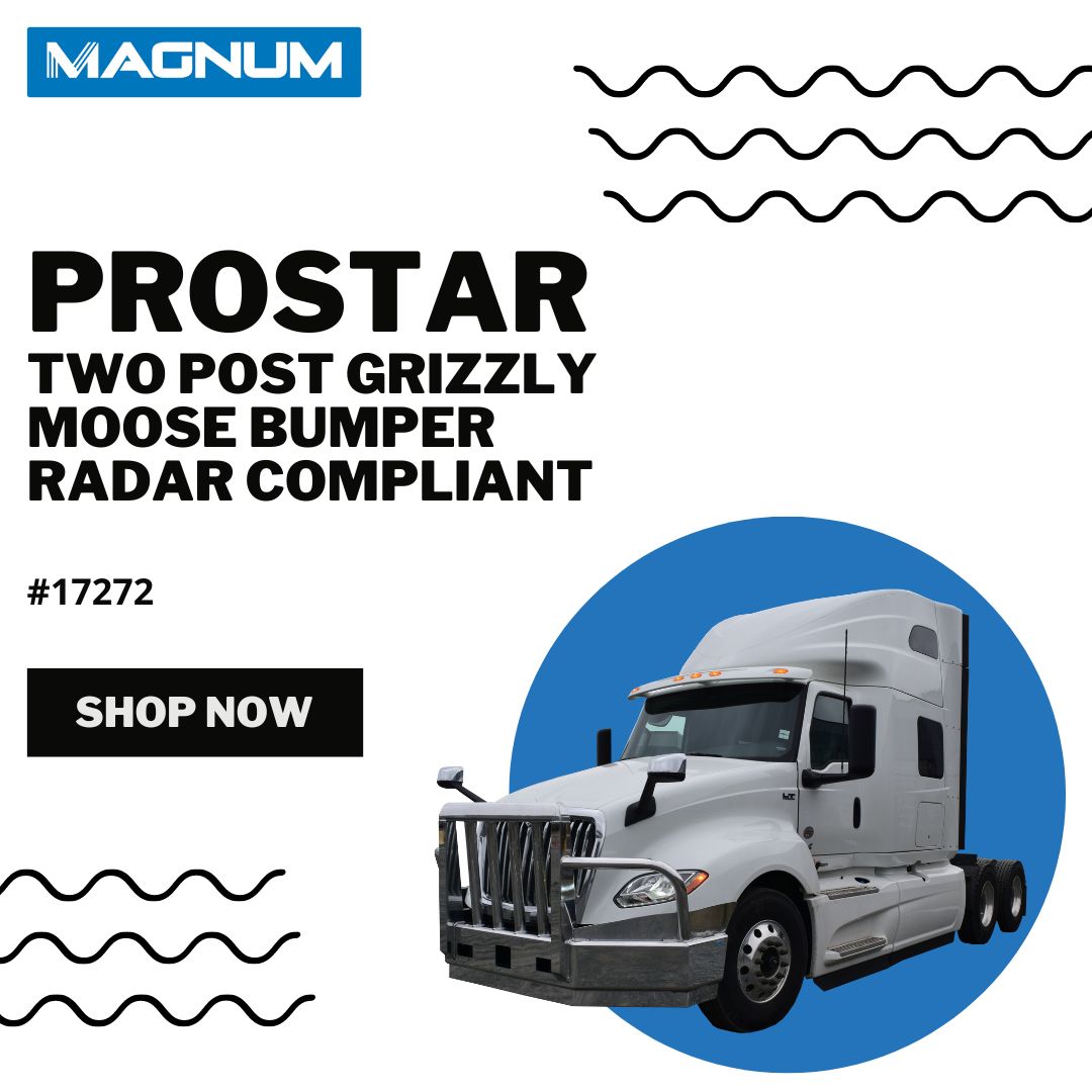 The International ProStar Two Post Radar Compliant Moose Bumper - Magnum No. 17272

Interested in learning about what sets Magnum's Front End Protection apart from the rest? Contact our sales team today!

magnumtrailer.com/front-end-prot…

#internationalprostar #magnumbumpers