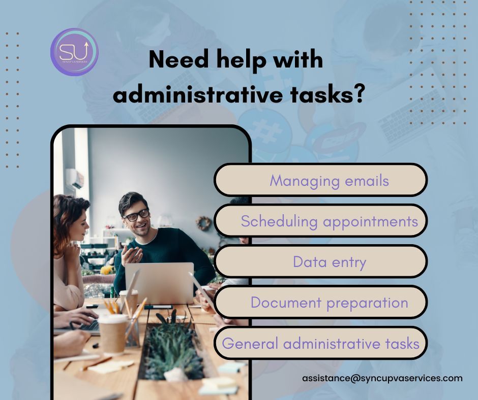 SyncUpVA's tweet photo. Ready to get started? Reach out to us today via email at assistance@syncupvaservices.com or visit our website at https://t.co/UXFqKscCTq to learn more. Let's chat about how SyncUp VA Agency can supercharge your business! 

#syncupVAagency #syncupVAservices #virtualassistant https://t.co/oVktFRSgYV