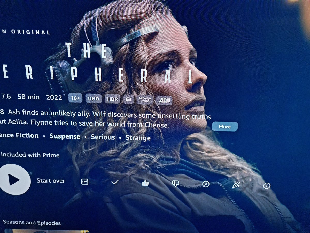 nattadit's tweet photo. You can now tell @PrimeVideo that you like The Peripheral.
Just tap the button in your app.
#SaveThePeripheral https://t.co/SAX3IbcrhL