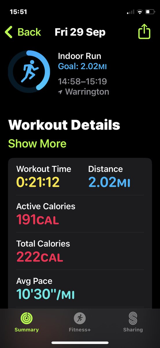 Day 29 Two miles done ⁦<a href="/PureGym/">PureGym</a>⁩ ⁦<a href="/CR_UK/">Cancer Research UK</a>⁩ #Run60Miles