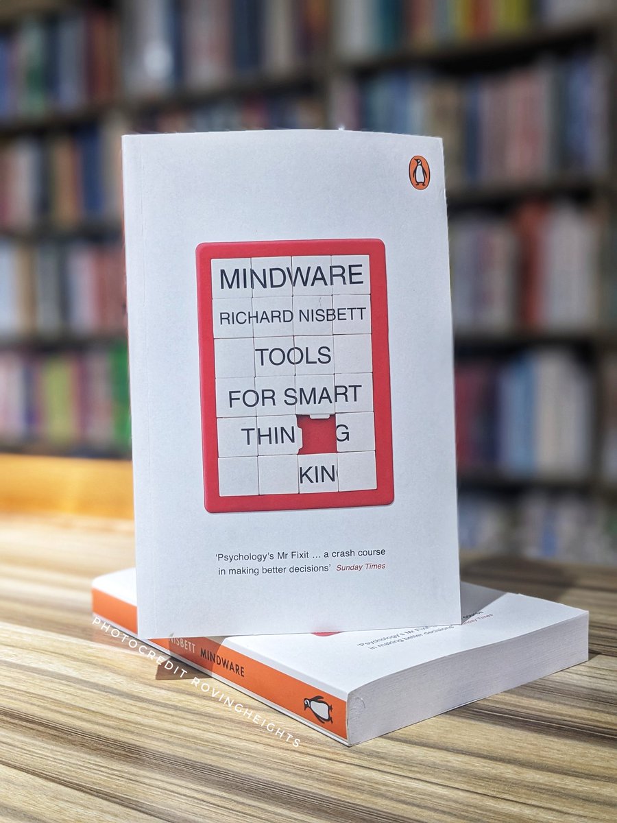 Rovingheights's tweet photo. #Mindware: Tools for Smart Thinking
#RichardNisbett
NGN 10,500 https://t.co/miIGgutehf