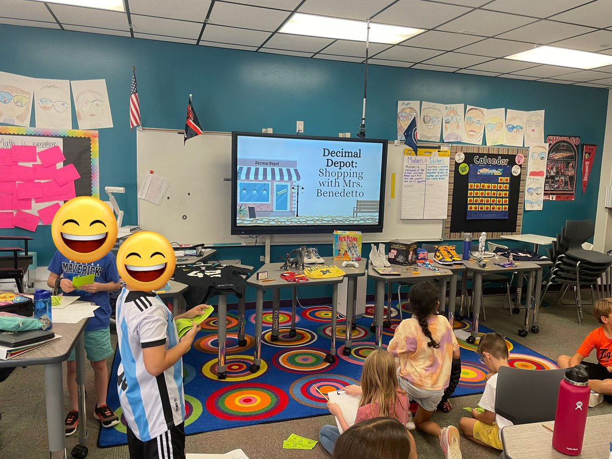 <a href="/BESTexans/">BESTexans</a> check out what Mrs.Benedetto is doing! Students are using money to add and subtract with decimals while they shop!
