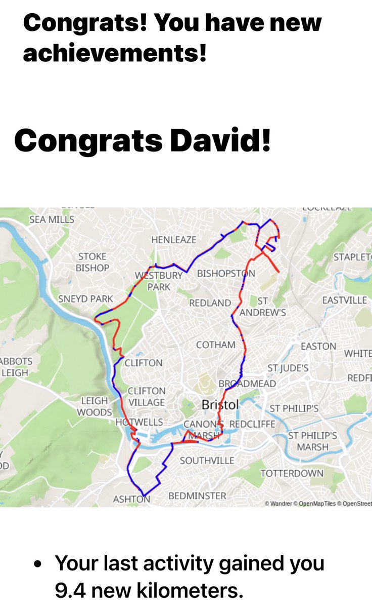 spaldwicksaint's tweet photo. Exploring new parts of Bristol with #runningtracks 🎶
(And of course getting lost!)
@RunComPod
@insidetrishow https://t.co/p47TCqP8PG