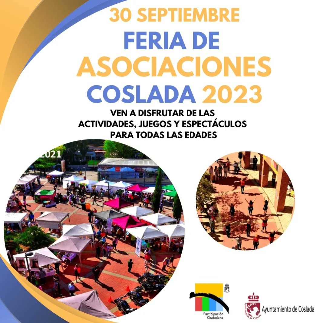 El Centro de Educación de Adultos de Coslada estará. Ven a conocernos.
#feriadeasiciacionesdeCoslada
#educacióndeadultosmadrid