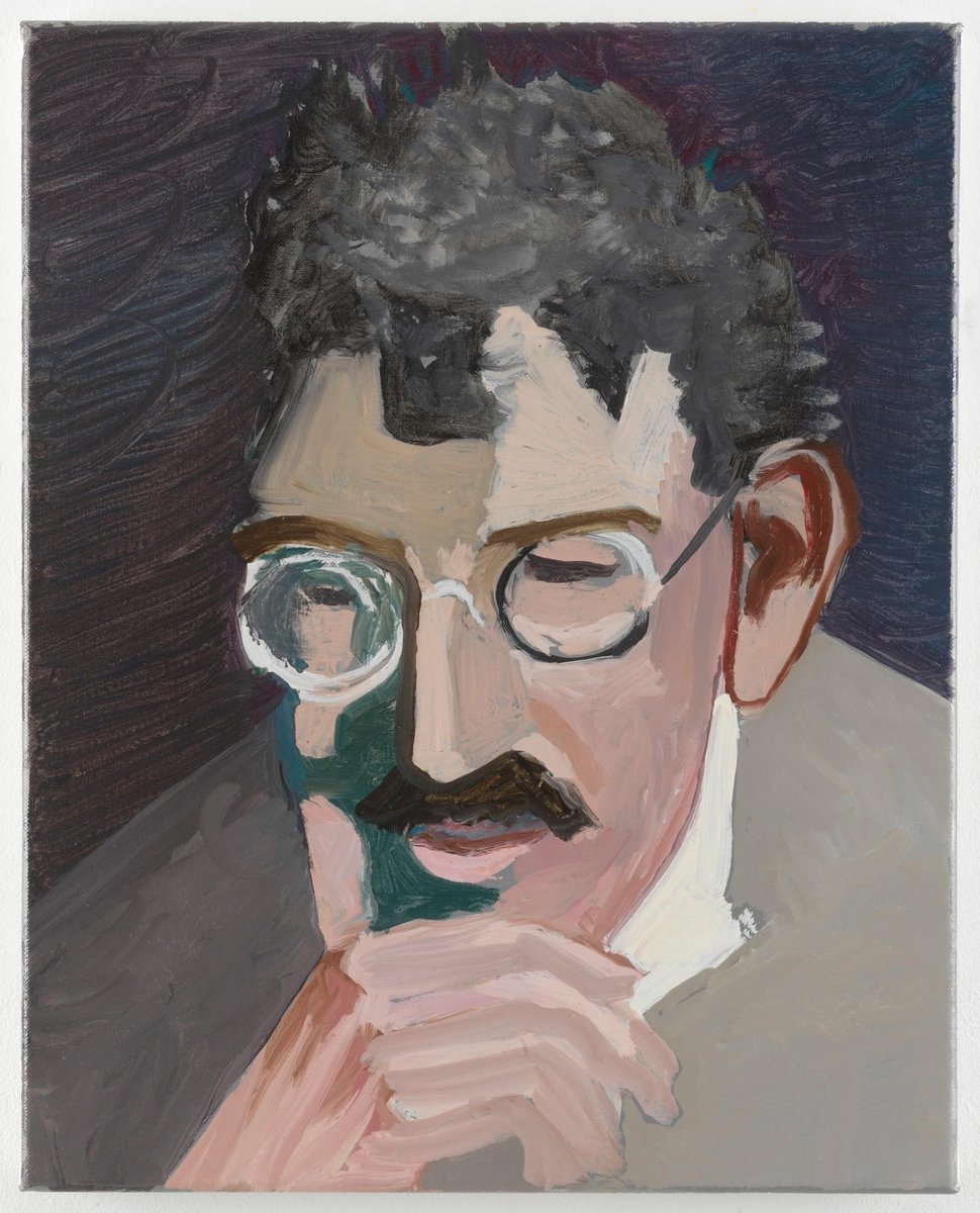 MenschOhneMusil's tweet image. Emo Verkerk-  Portrait of philosopher #WalterBenjamin.