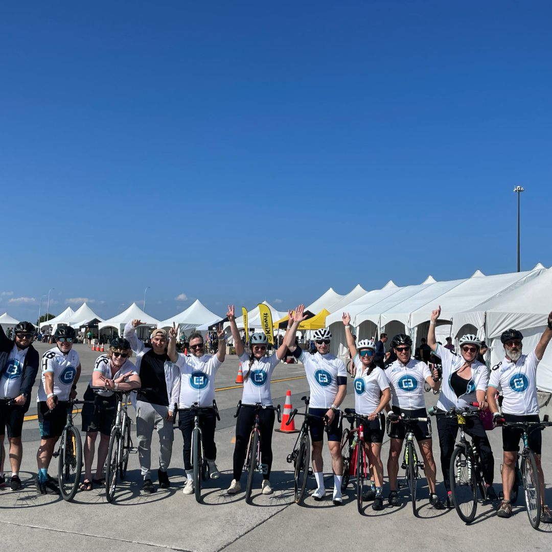 c3solutions's tweet photo. Our 2 teams pedaled 48h non stop relay style, for a fundraising to help kids realize their dreams. 

✅2850 riders 
✅12 C3iens 
✅2 teams 
✅$11.880 collected 

Thank you for your generosity! See you next year. 

#LifeatC3 #Givingback https://t.co/5xodESELGs