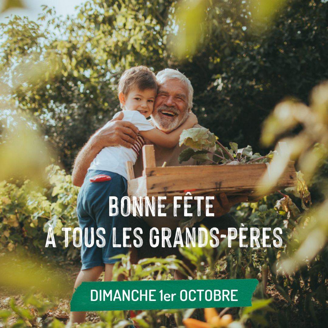 Dimanche nous fêtons les grands-pères ! L’occasion de gâter le vôtre comme il se doit ! Jardinier ou gourmand 👨‍🌾🍰vous trouverez de quoi lui faire plaisir dans nos magasins botanic®. #fetedesgrandsperes #jardinier