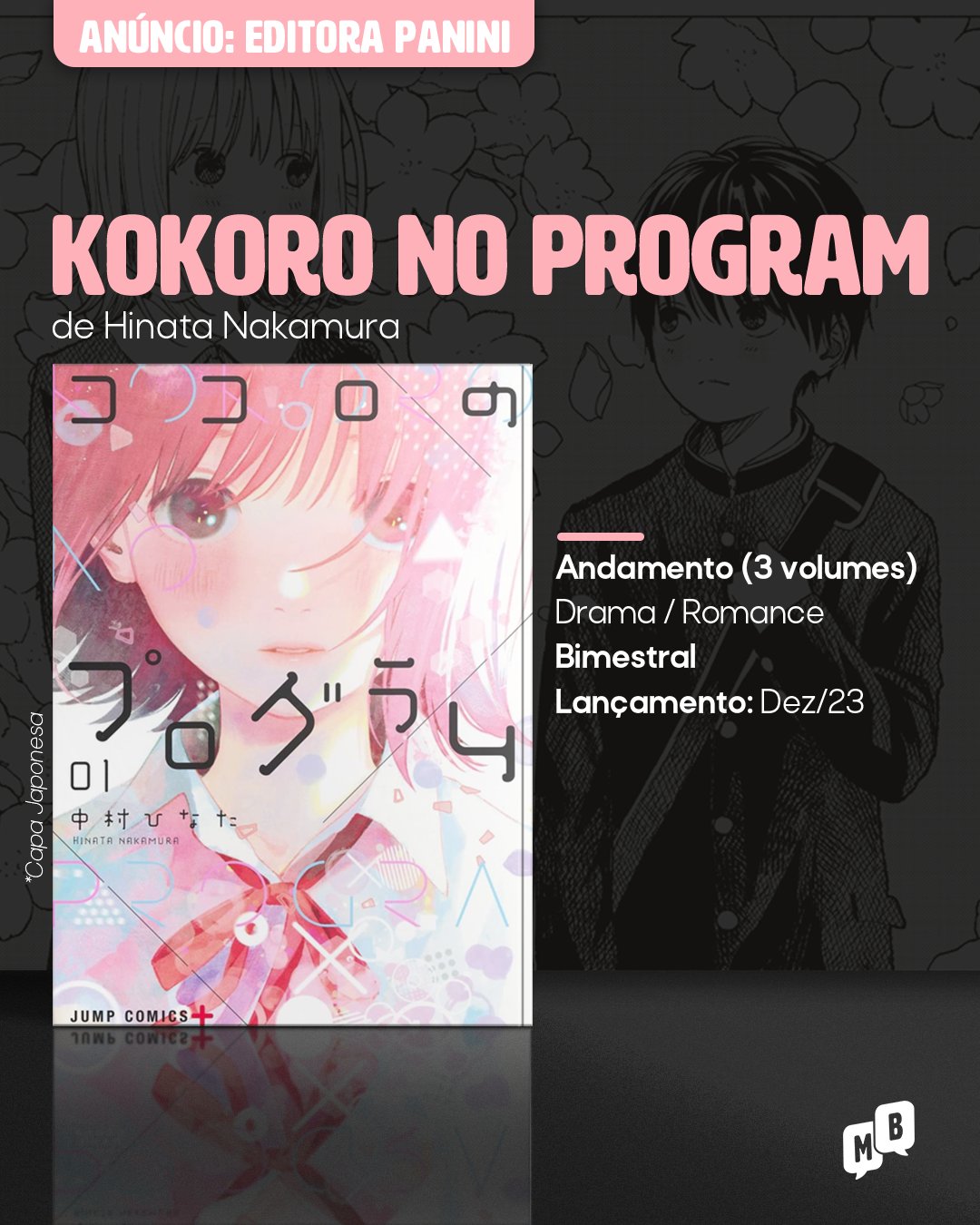 Novo mangá pela Panini: “Kokoro no Program”