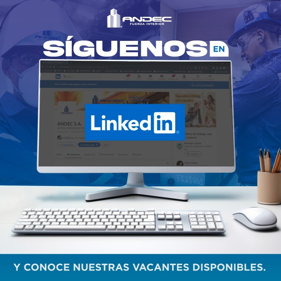 ¿𝗗𝗲𝘀𝗲𝗮𝘀 𝘀𝗮𝗯𝗲𝗿 𝗰𝗼𝗺𝗼 𝘁𝗿𝗮𝗯𝗮𝗷𝗮𝗿 𝗰𝗼𝗻 𝗻𝗼𝘀𝗼𝘁𝗿𝗼𝘀📷
📷Síguenos en LinkedIn: linkedin.com/company/andecs…
y conoce nuestras vacantes disponibles.
#Andec #FuerzaInterior #GenteDeAcero #Ecuador #oportunidades