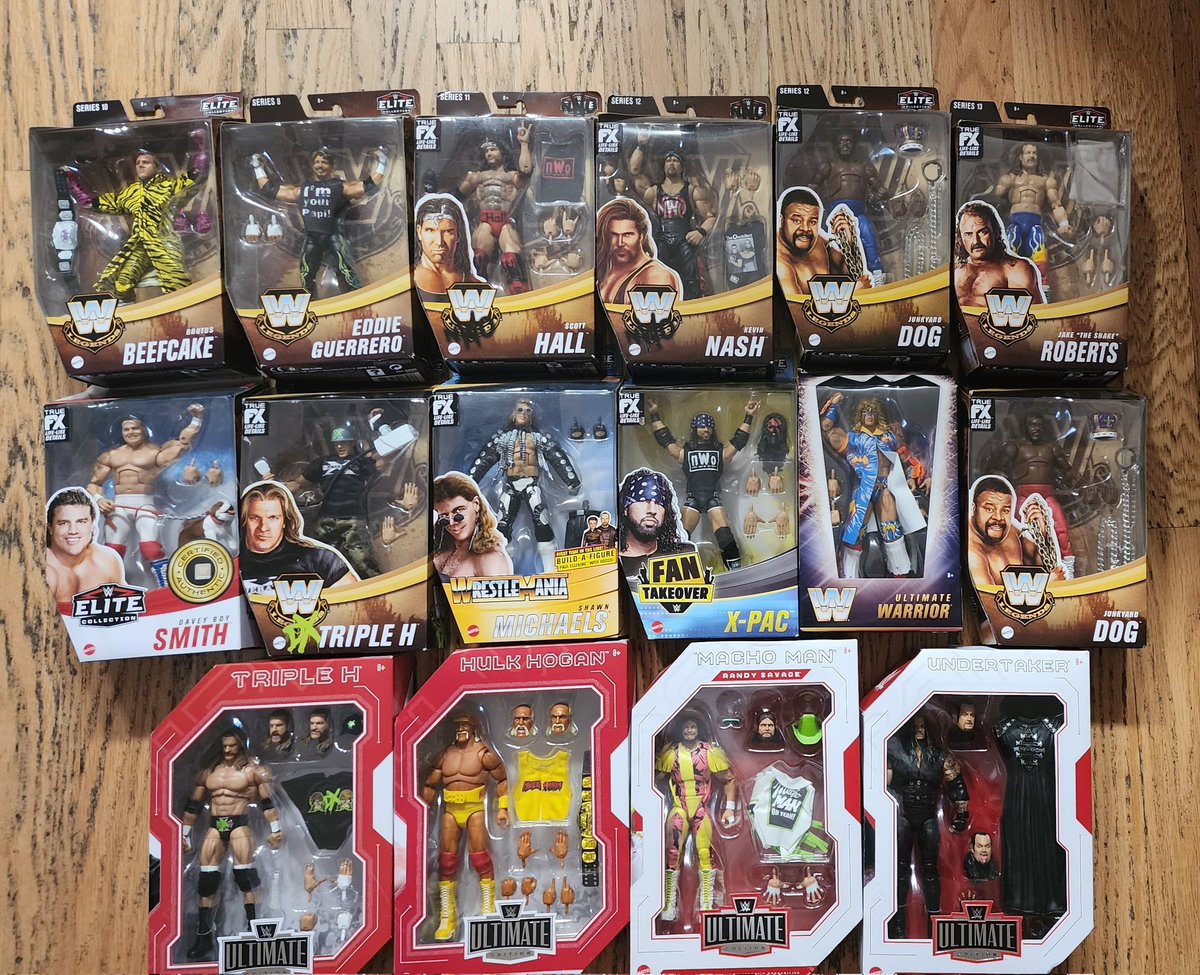 TitoMonroy577's tweet photo. Anyone need these wwe figs hit me up via dm. Cost +ship paypal ff ready. #WWE #Figlife https://t.co/eDJQuxaRYe
