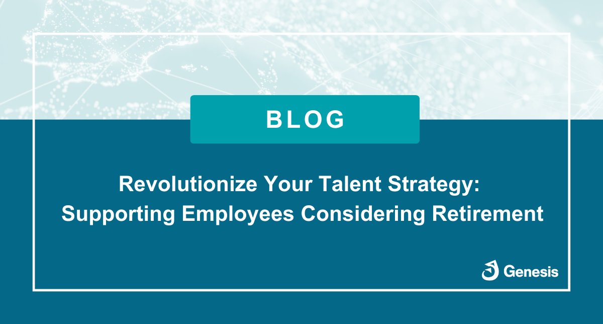 Discover how leading companies are transforming their #talentstrategies to empower employees considering #retirement. From building a personal vision for life after work to fostering #knowledgetransfer, there's so much to gain. #HR

hubs.la/Q023rP6n0