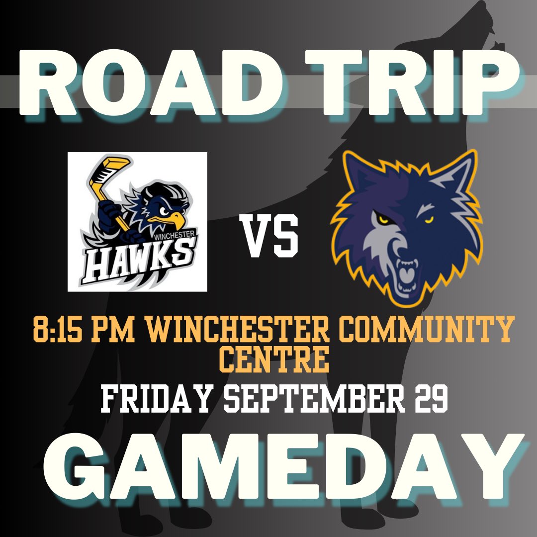 <a href="/JrBTimberwolves/">Renfrew Timberwolves</a> fans! It’s hockey time!  Timberwolves make the trip to Winchester tonight for an 8:15 pm puck drop. 

Then we are back at home Sunday night hoping to fill the stands. 

Nothing beats playing at home with your fans making some noise. 📣