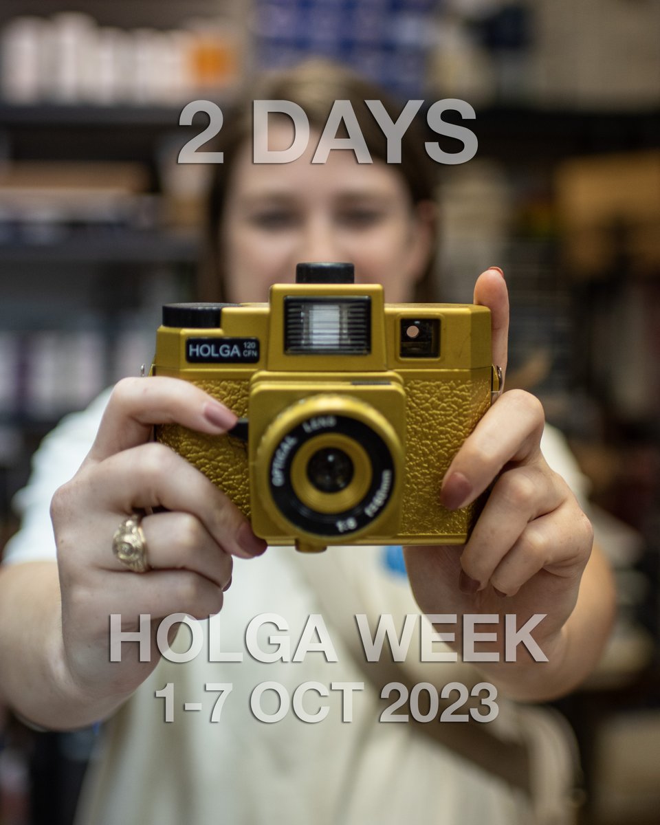 HolgaWeek's tweet image. TWO! Only two more days until #HolgaWeek2023. Get ready to shoot lots of film in your favorite Holga camera. This is your week to shoot, shoot, and shoot some more.

@donsusedphoto @OldSchoolLab @TheLensless @studio_c41 @sunny16podcast @TFTMB @AnalogueWLand @LegacyPhotoLab