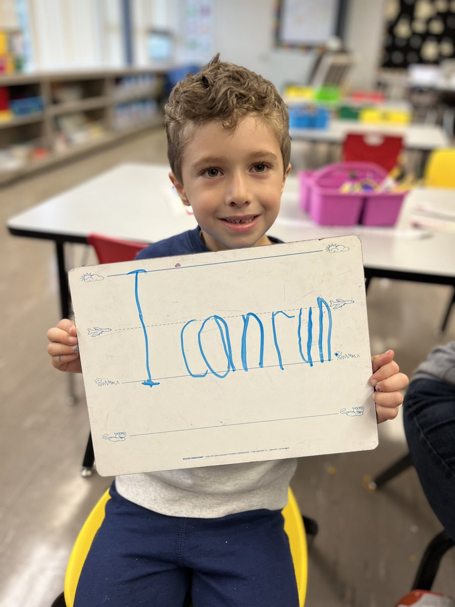 I love when I present the class with a challenge and the initial reaction is “I can’t!”, but this smile is the result! 🥳 #confidence #positivethinking #thepowerofyet #ithinkican