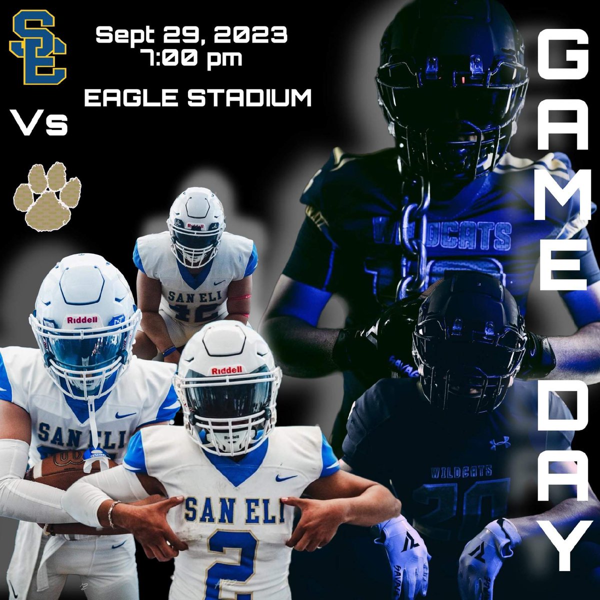 🚨Game day🚨

Come out and join us for our Homecoming game versus the Fabens Wildcats. Let's pack the stands! 

Also, don't forget to get there early for @Rachel_KVIA and Rachel's Rally!

#TDEP
#SEHSthebest
#SEISDPeoplePassionPurpose