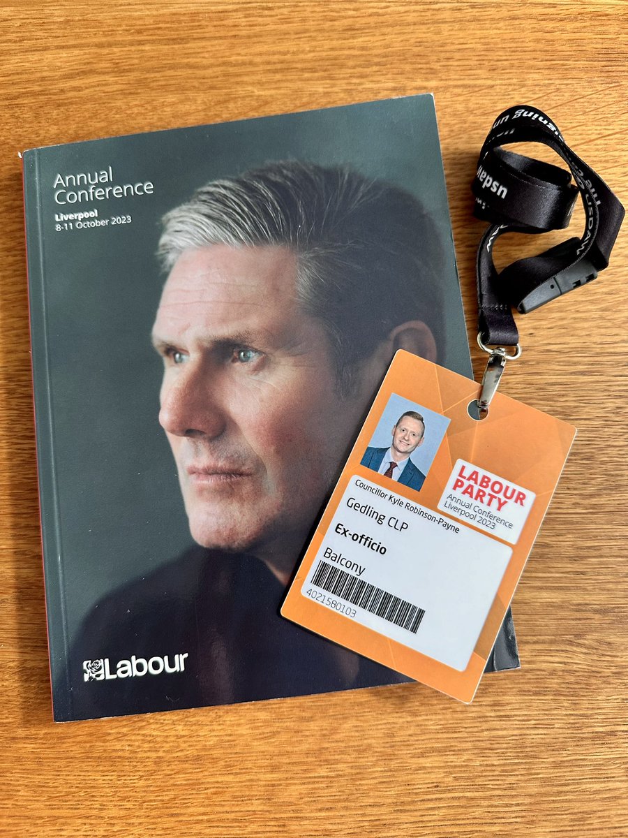 Kyle_Robinson22's tweet photo. Excited to have my pass ready for Labour Party Conference being held in the vibrant city of Liverpool! 🌹🏙️ Looking forward to engaging discussions, networking, and shaping a progressive future. Let's make it a memorable conference! 🗳️✨ #LabourConference #LiverpoolBound https://t.co/jU2CDbgQsw