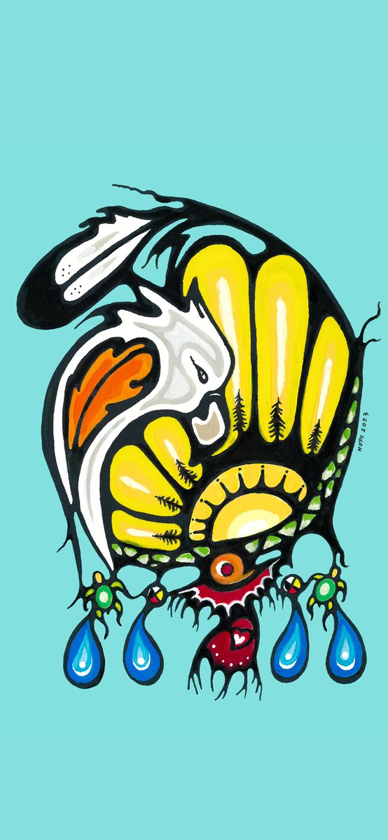 In commemoration of National Day for Truth and Reconciliation on September 30 (Saturday), <a href="/Bell/">Bell</a> is proud to collaborate with Métis-Chippewa artist Gloria Hope to share this exclusive phone wallpaper, “Peaceful Warrior”. Learn more about her artwork here services-bell.com/invi/ndtr2023/…