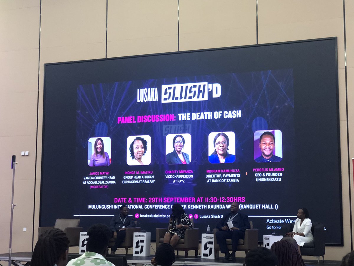The Death of Cash panel at <a href="/lusakaslushd/">Lusaka Slush’D</a> were just talking about the need for mobile networks to create inclusive economic systems. Big opportunity to build #decentralized mobile networks! 

<a href="/WorldMobileTeam/">World Mobile</a>