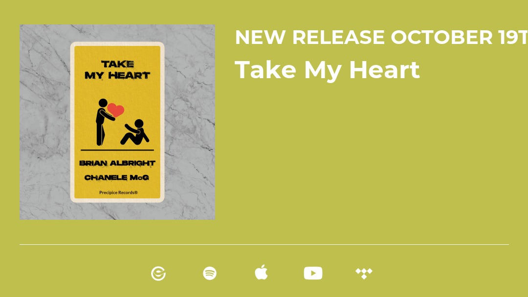 PreciRecords's tweet photo. Take My Heart is coming out on October 19th! Get ready to have your heart stolen by this new song.

 #TakeMyHeart #NewMusic #ComingSoon #PrecipiceRecords https://t.co/1iDlYb1wnT