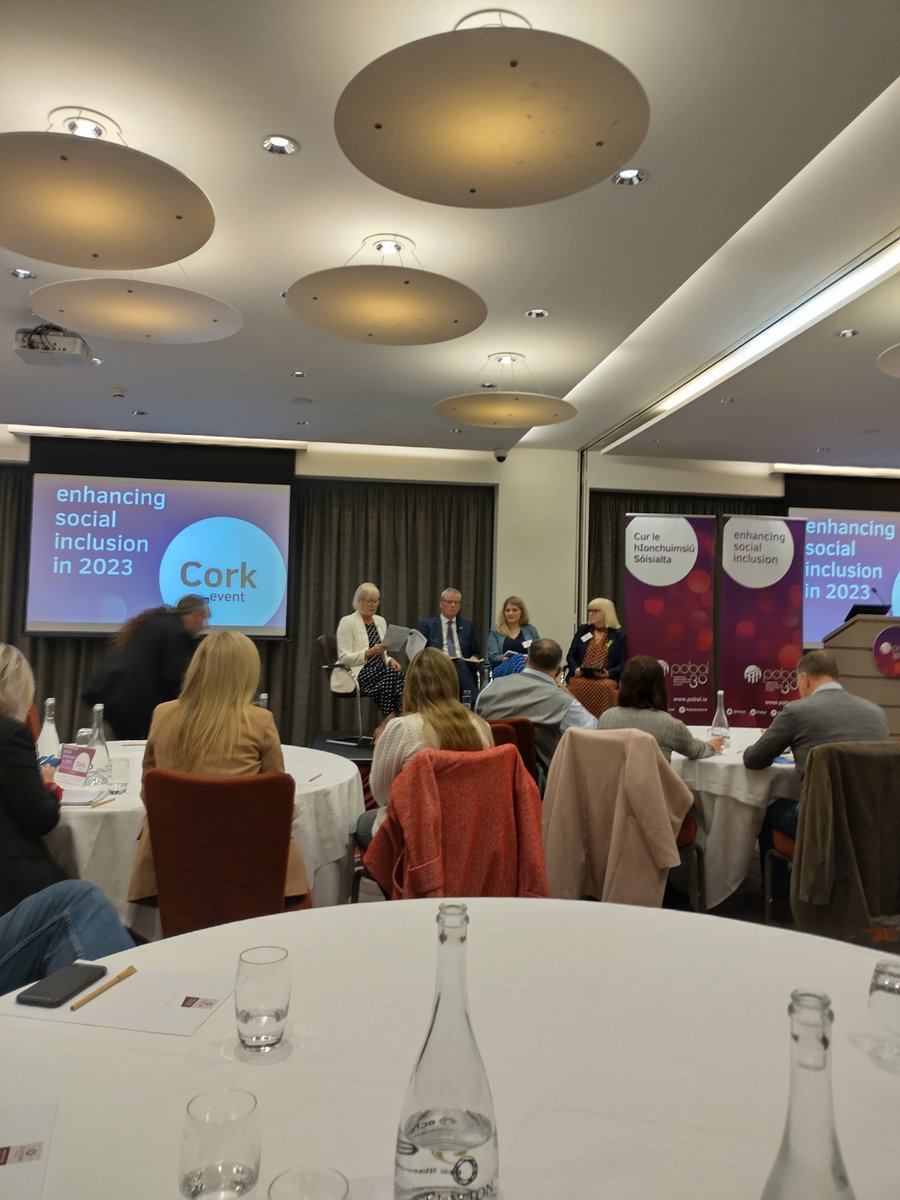 A lot of learning at the <a href="/pobal/">Pobal</a> event Enhancing Social Inclusion at the <a href="/ClaytonHotel/">Clayton Hotel</a> Cork city. Great representation from Cork city based community and voluntary groups. #Social #CommunityEngagement