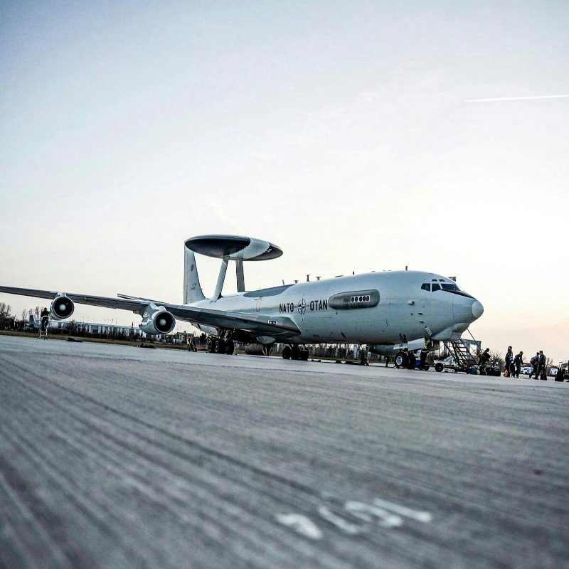 NATO's tweet photo. NATO deploys surveillance jets to Lithuania 🇱🇹
 
The AWACS surveillance jets will fly missions to monitor Russian military activity near the Alliance’s borders and can detect aircraft and missiles hundreds of kilometres away, making them a key early warning capability for NATO