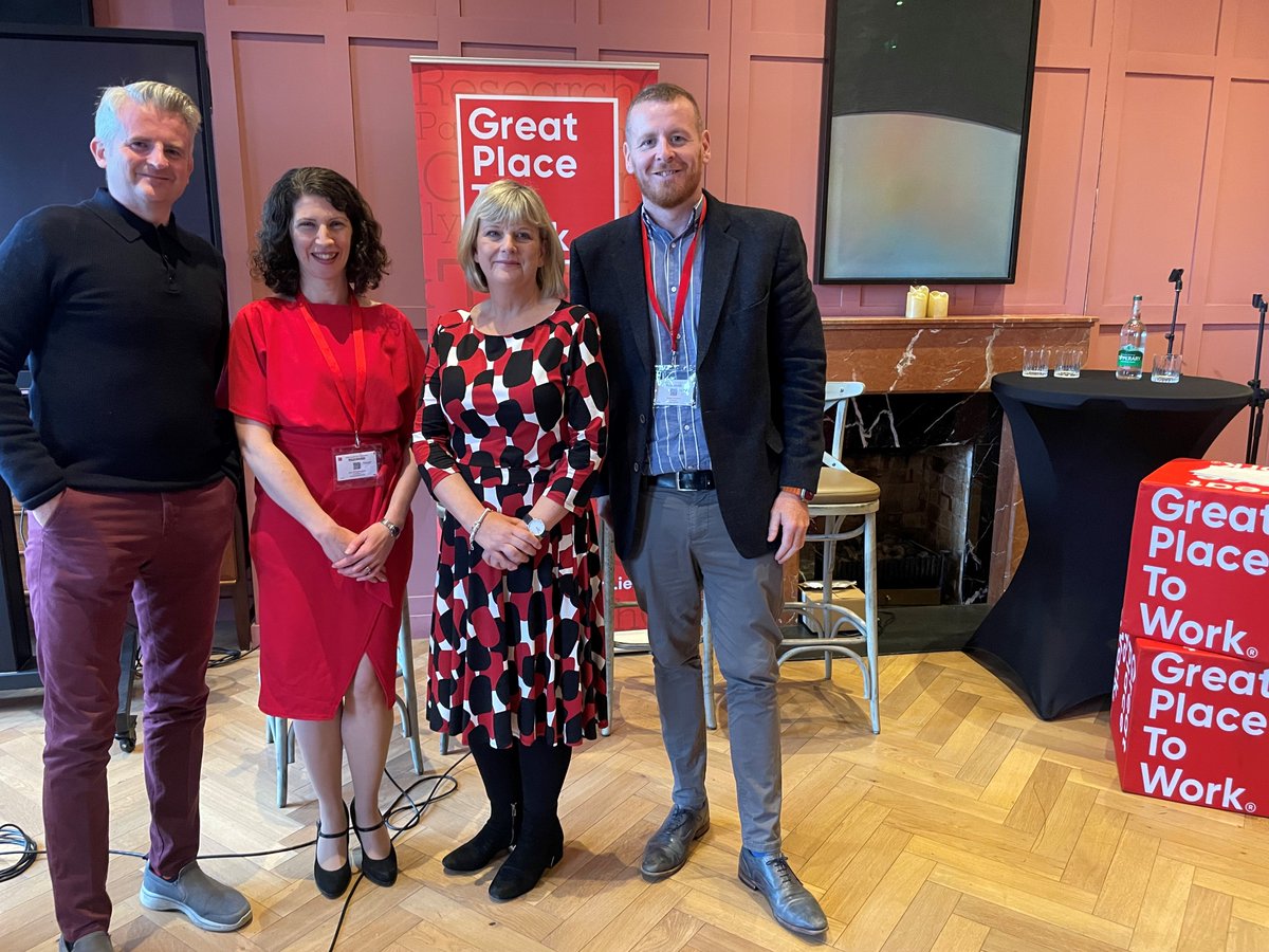 GPTW_Ireland's tweet image. A fantastic morning with our speakers  🎤! #ClientGettogether #GPTW