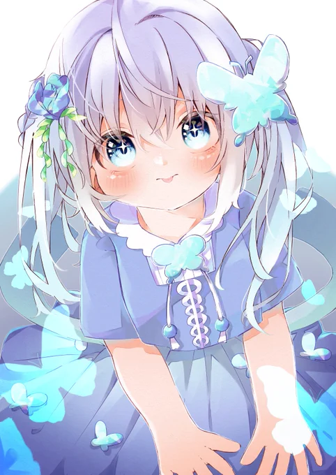 バタフライピー チノちゃん.*˚#gochiusa #ごちうさ 