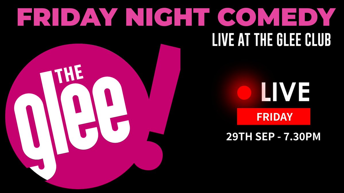 NextUp - Live Comedy (@nextupcomedy) on Twitter photo HEY! Did you know we're doing monthly streams from @gleeclubbham now? 😮
And our first one is tonight at 7:30pm! Featuring:
<a href="/LiamFarrelly9/">Liam Farrelly</a>, <a href="/ericrushton96/">Eric Rushton</a> and <a href="/robynHperkins/">robyn perkins</a> with one act TBC.
Watch here - nextupcomedy.com/programs/gleec… HEY! Did you know we're doing monthly streams from @gleeclubbham now? 😮
And our first one is tonight at 7:30pm! Featuring:
<a href="/LiamFarrelly9/">Liam Farrelly</a>, <a href="/ericrushton96/">Eric Rushton</a> and <a href="/robynHperkins/">robyn perkins</a> with one act TBC.
Watch here - nextupcomedy.com/programs/gleec…