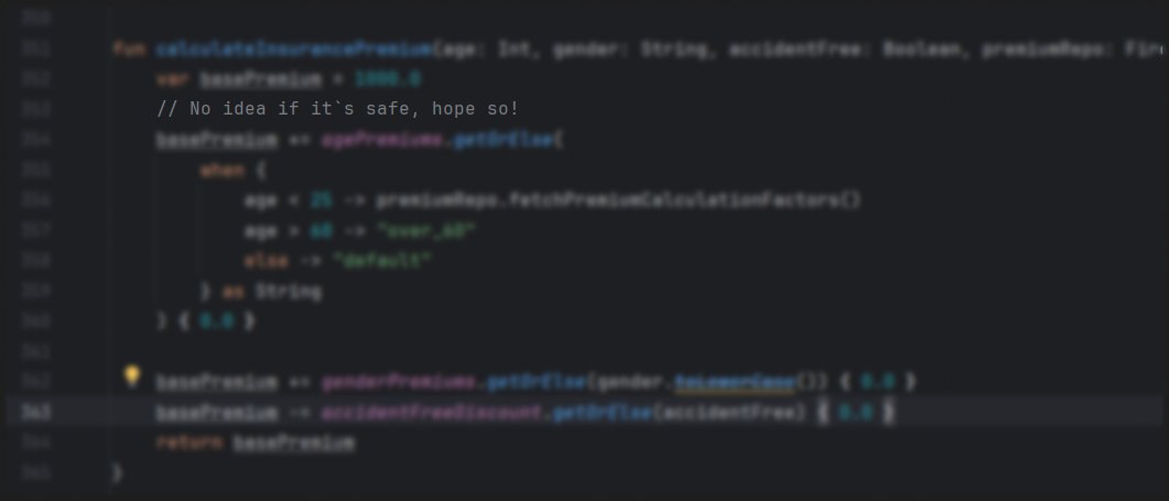 Wird schon gut gehen 🤣